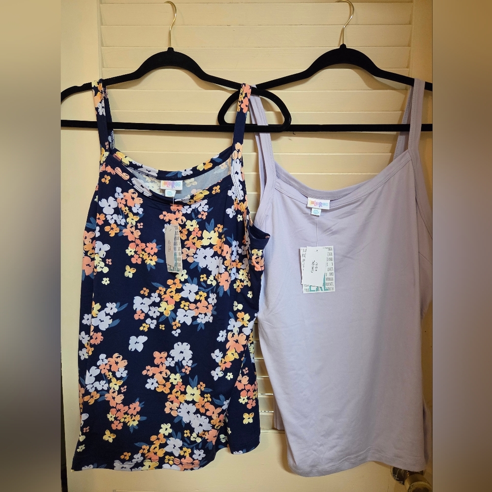 Floral and Solid Tank Tops